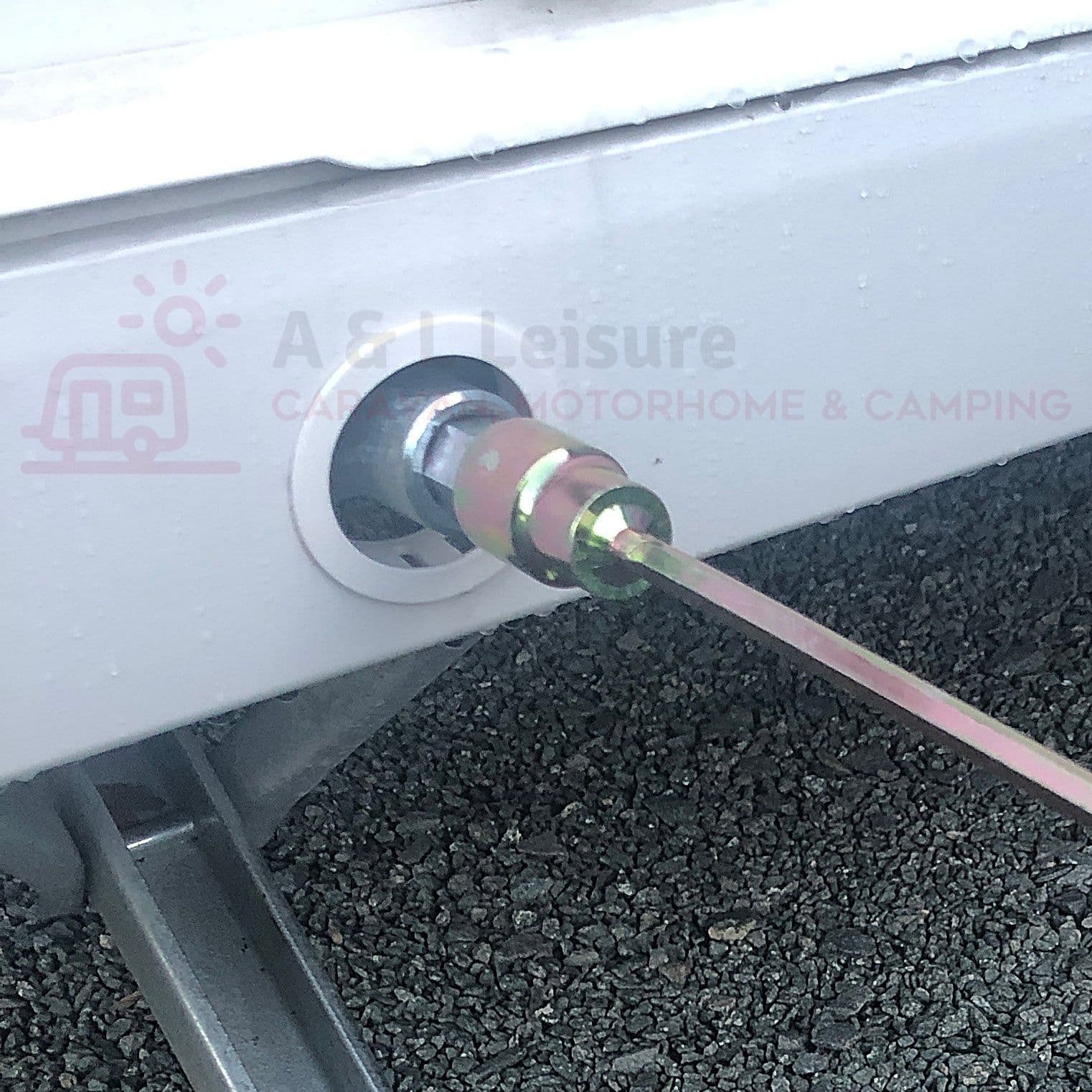 Caravan 33mm Corner Steady Leg Drill Winder Adapter