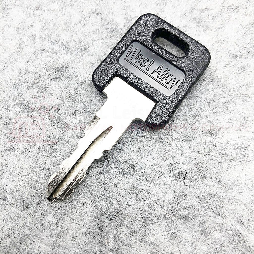 Caravan Door Lock Key West Alloy - Tri-mark Replacement Pre cut Key - WD004