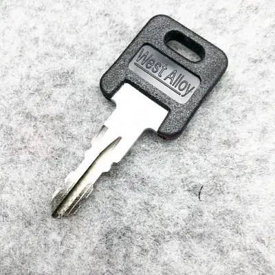 Caravan Door Lock Key West Alloy - Tri-mark Replacement Pre cut Key - WD019