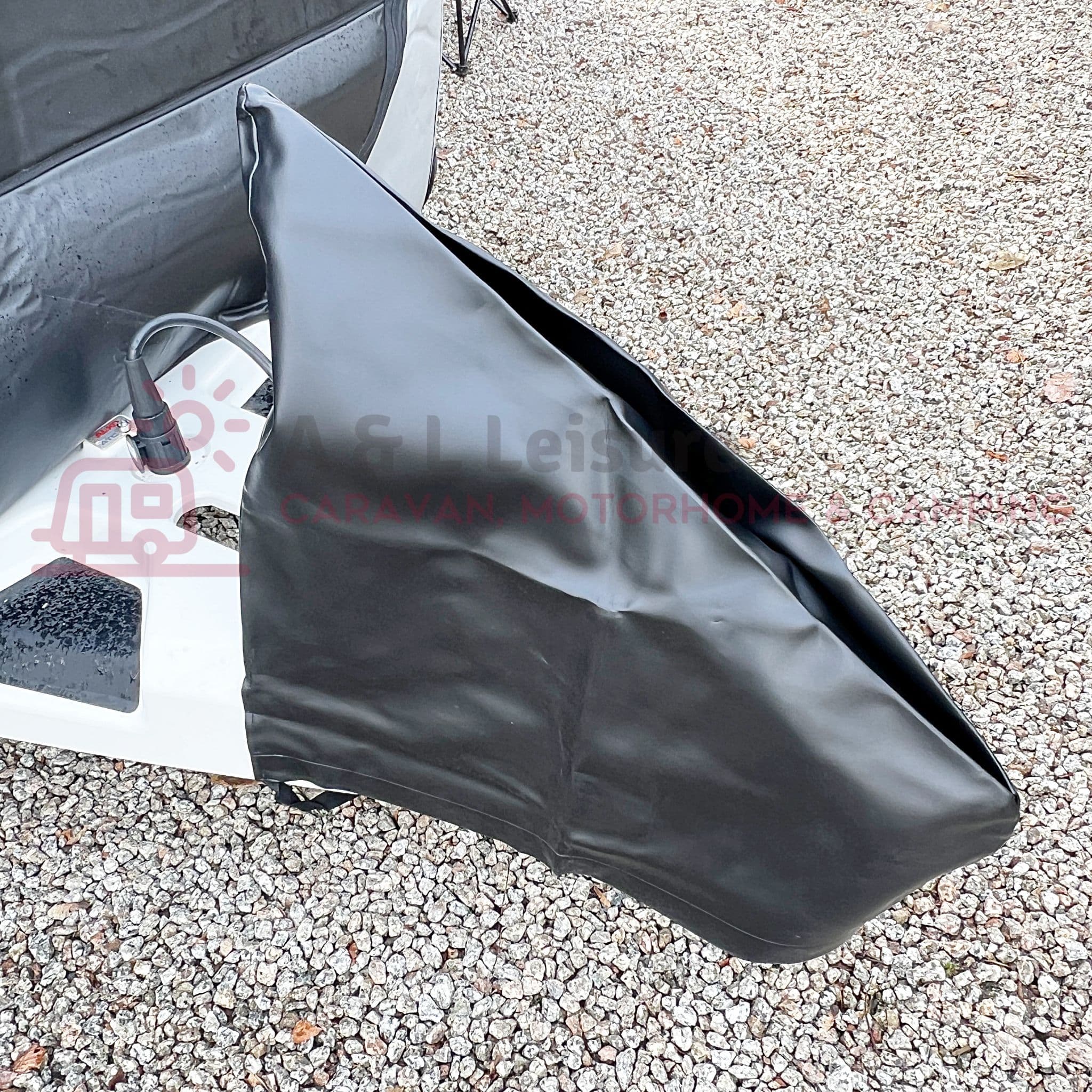 Caravan Hitch Cover Heavy Duty Black