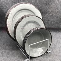 Caravan Motorhome 3 Position Plate Rack Holder With Fixing Options