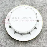 Caravan Motorhome Clock - 85mm Round Brass Surround - Quartz