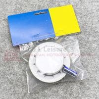 Caravan Motorhome Clock - 85mm Round Brass Surround - Quartz