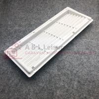 Caravan Motorhome Recessed Fridge Vent White L375 x W150