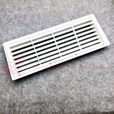 Caravan Motorhome Recessed Fridge Vent White L375 x W150
