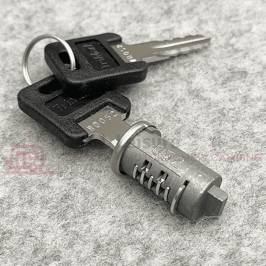 Caravan Motorhome WD Lock Barrel 2 Keys Short Tang - WD100