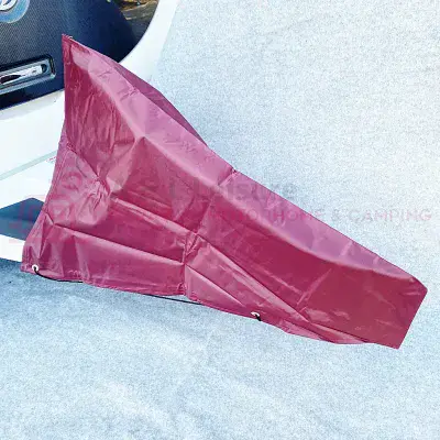 Caravan Tow Hitch Cover XL - BURGUNDY
