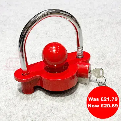 ALU-QUEEN Caravan Hitch Lock - Coupling Lock