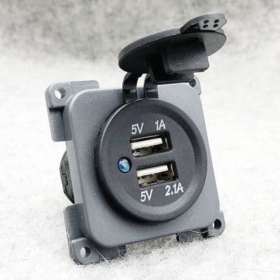 CBE C-Line 12v Twin USB Socket Modual