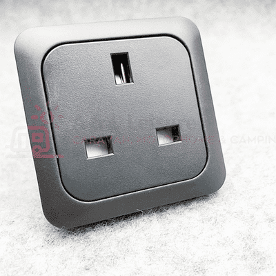 CBE C-Line 13a - 240v 1-Way Socket Faceplate & back box - CSM Range