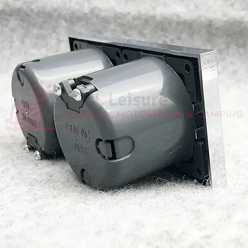 CBE/C-Line Circular Back Box Cover For 240V Sockets - Caravan, Motorhome & Boat Use