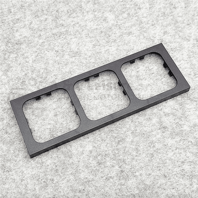 CBE C-Line 3-Way Faceplate Matt Black - CG Range