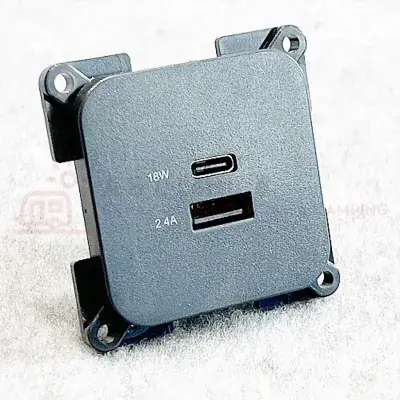 CBE C-Line USB - A & USB - C Mobile Phone / Tablet Charging Socket