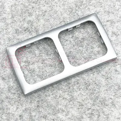 CBE C-Line Vedder Softline 2-Way Faceplate - Silver