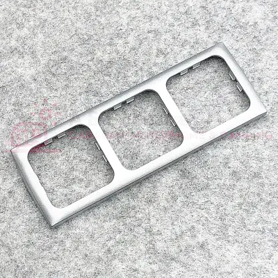CBE C-Line Vedder Softline 3-Way Faceplate - Silver