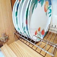 Chrome Plate Rack With Fixing Options