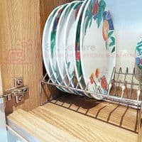 Chrome Plate Rack With Fixing Options
