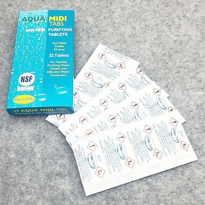 Clean Tabs MIDI Water Purification Tablets - Aqua Clean