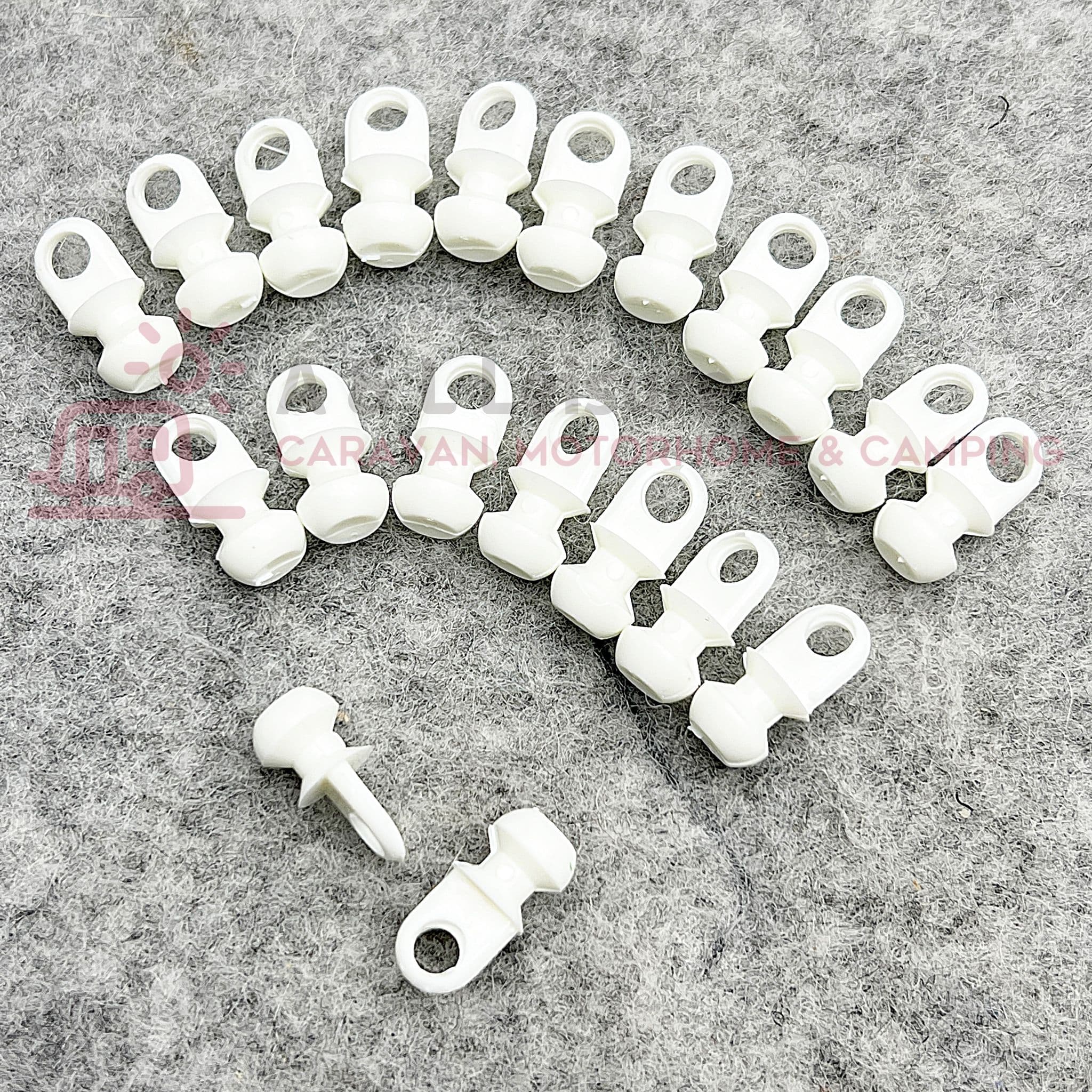 Curtain Swivel Glyders Gliders Hooks White