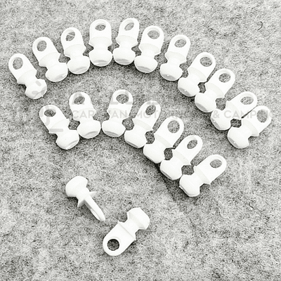 Curtain Swivel Glyders Gliders Hooks - White