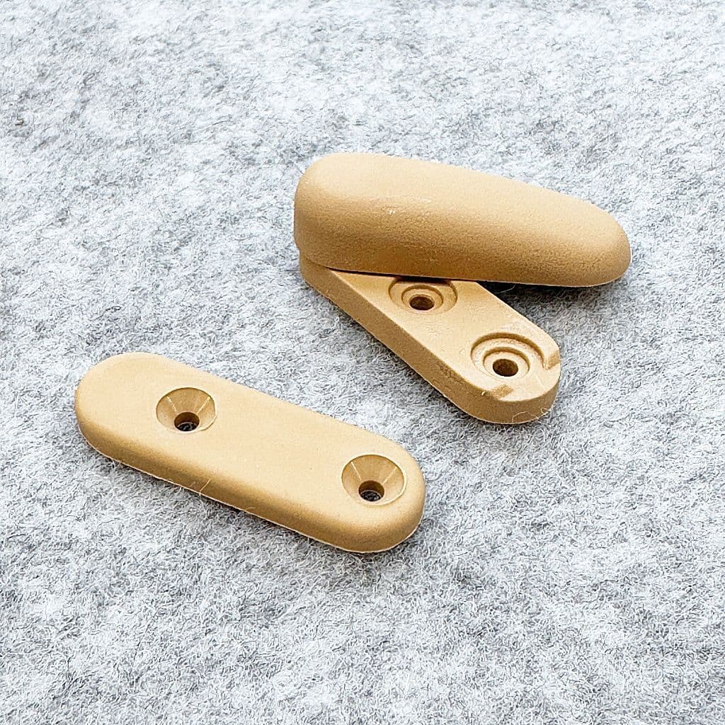 DLS Turn Button Turn Buckle & Plate - Beige