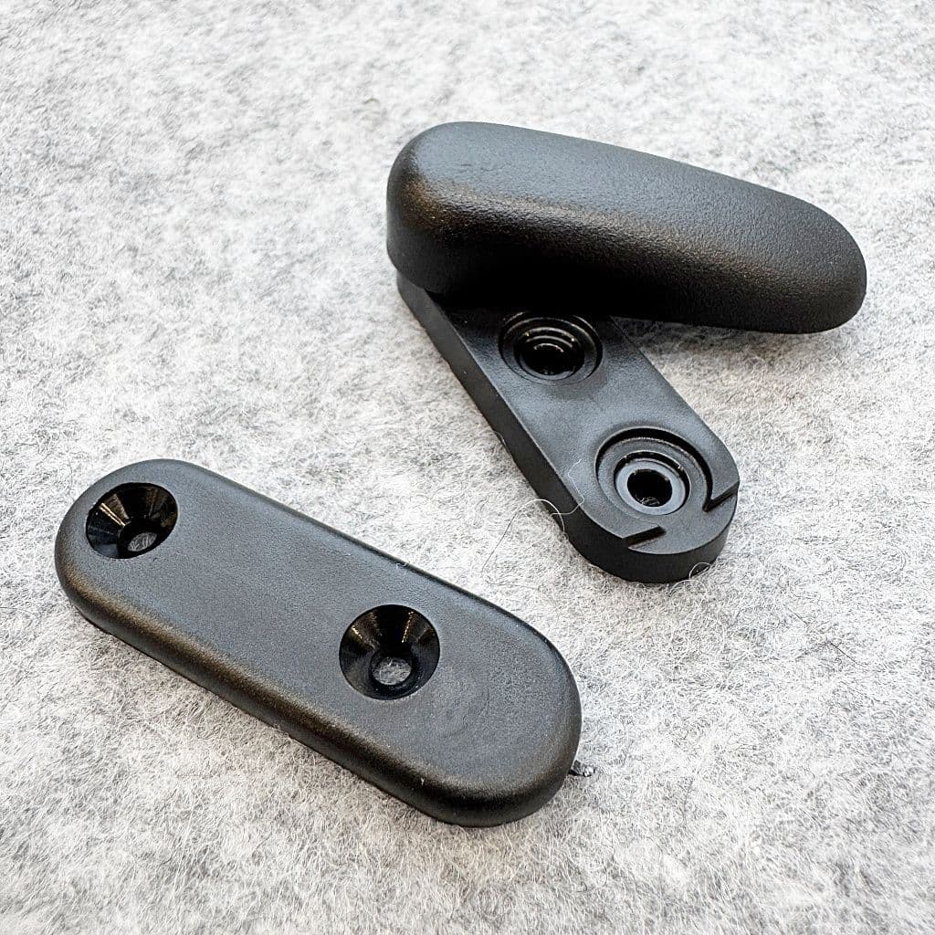 DLS Turn Button Turn Buckle & Plate - Black
