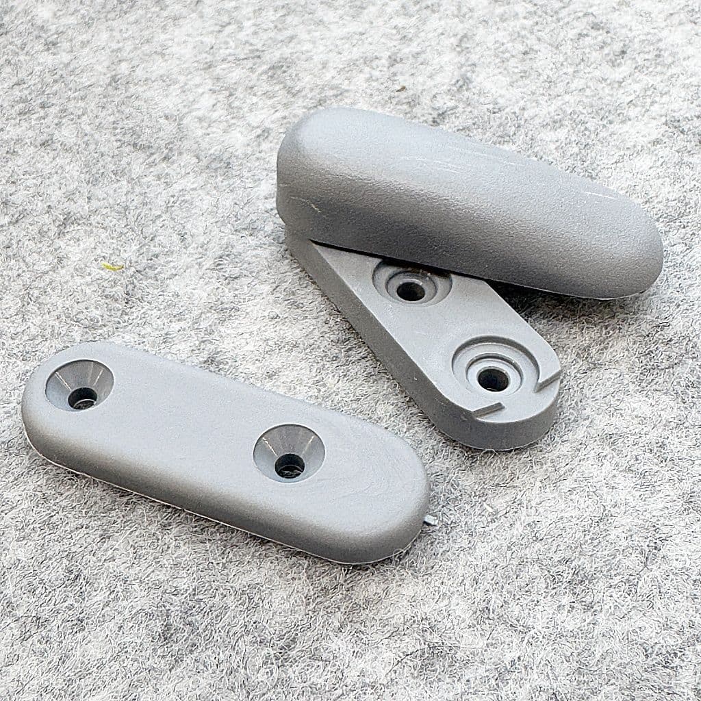 DLS Turn Button Turn Buckle & Plate - Grey