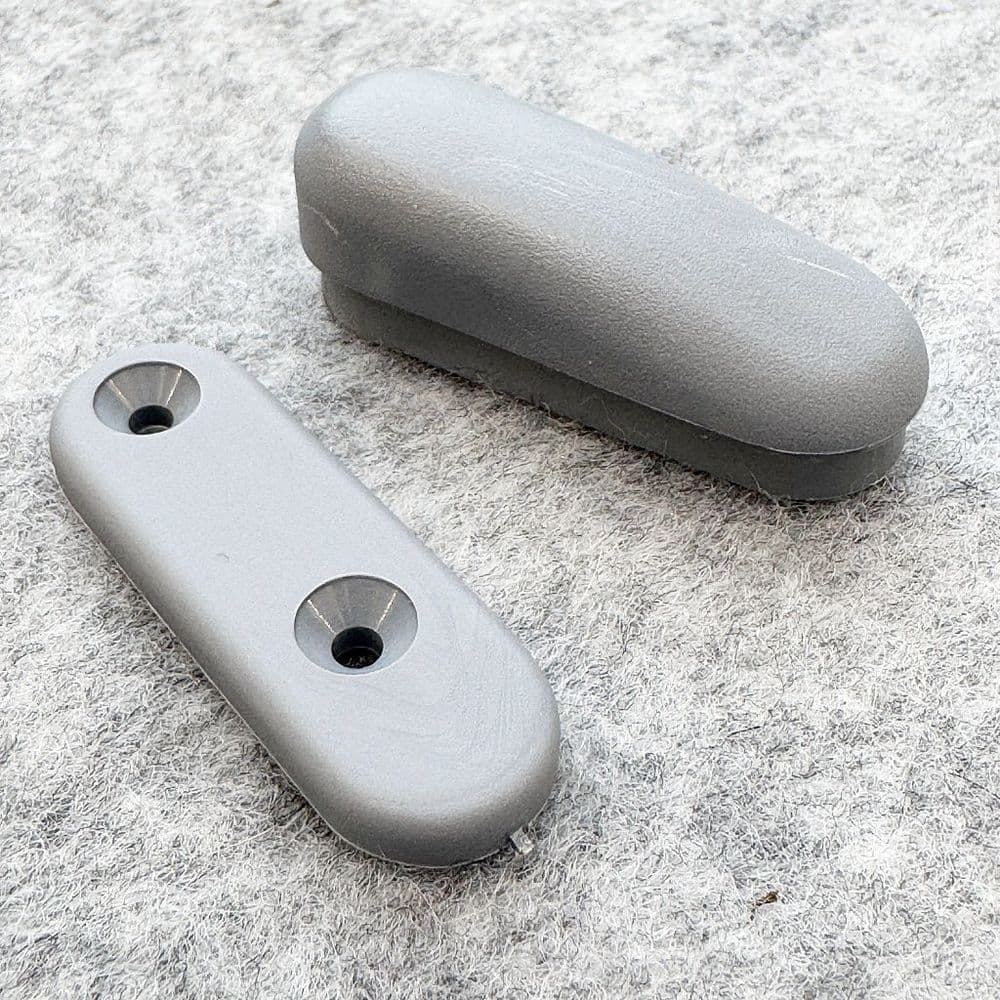 DLS Turn Button Turn Buckle & Plate - Grey