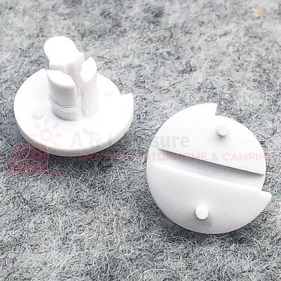 Dometic Fridge Vent Winter Closing Clip - White