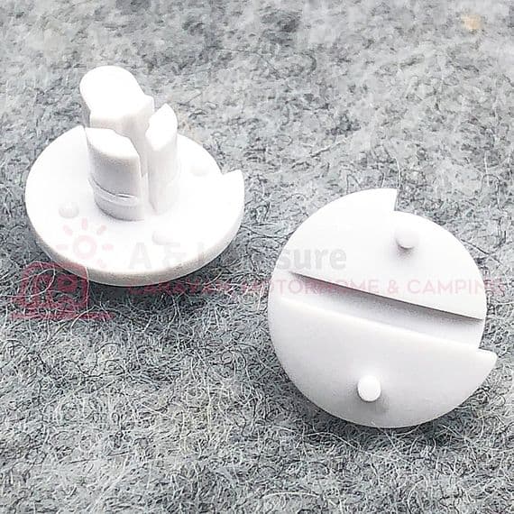 Dometic Fridge Vent Winter Closing Clip - White