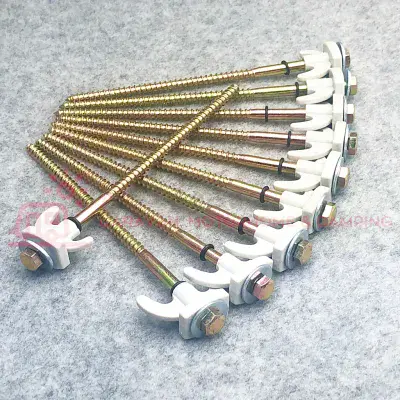 Drill In Heavy Duty Hard Ground / Rock Pegs - Grey