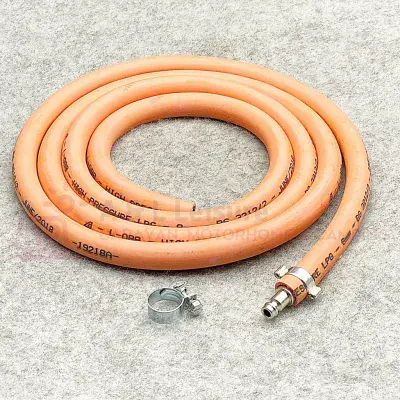 External Gas BBQ Point Nozzle & 2m Hose - For Caravans Manufactured From 2004 Onwards