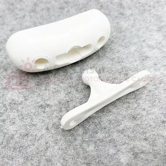 FAWO White Door Retainer Ball Catch - White