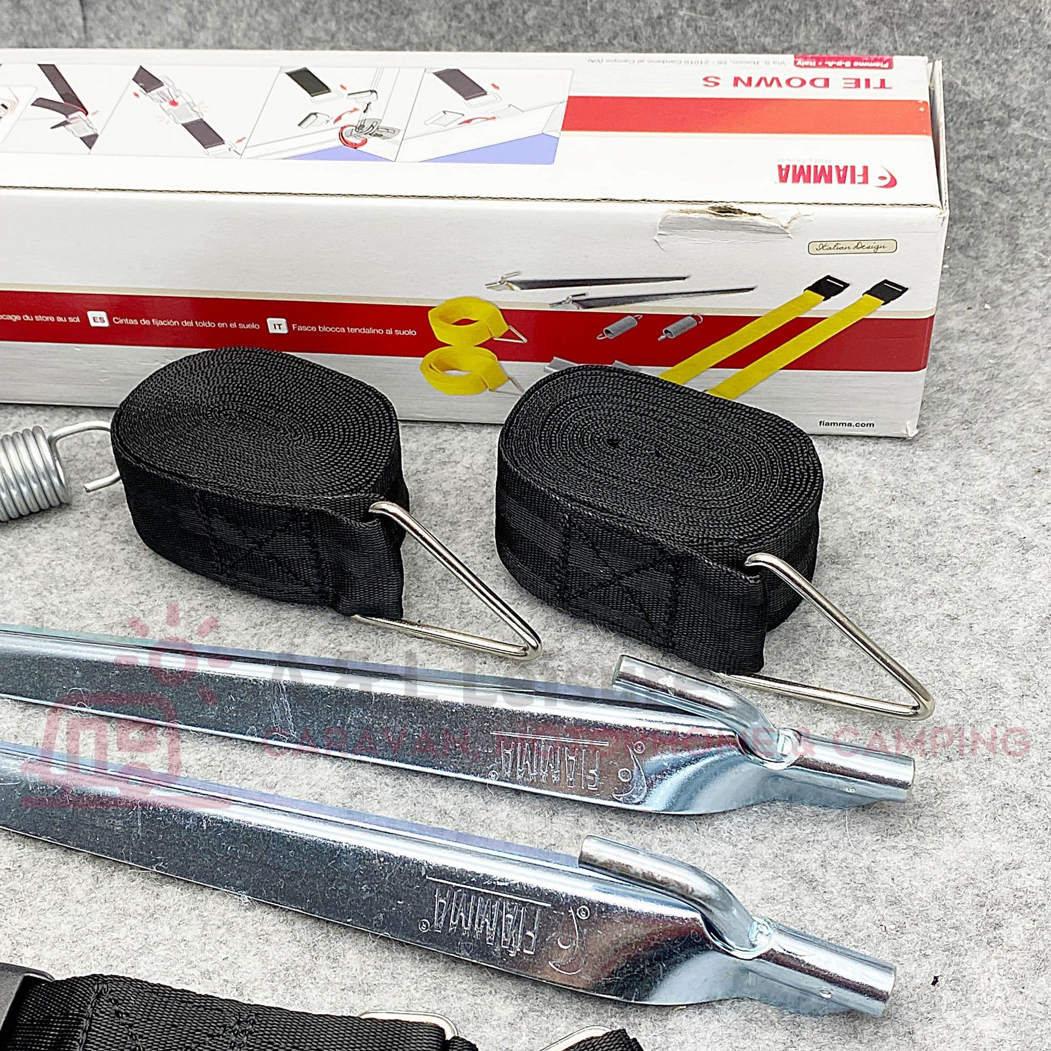 FIAMMA Caravanstore Canopy Tie Down Kit S BLACK