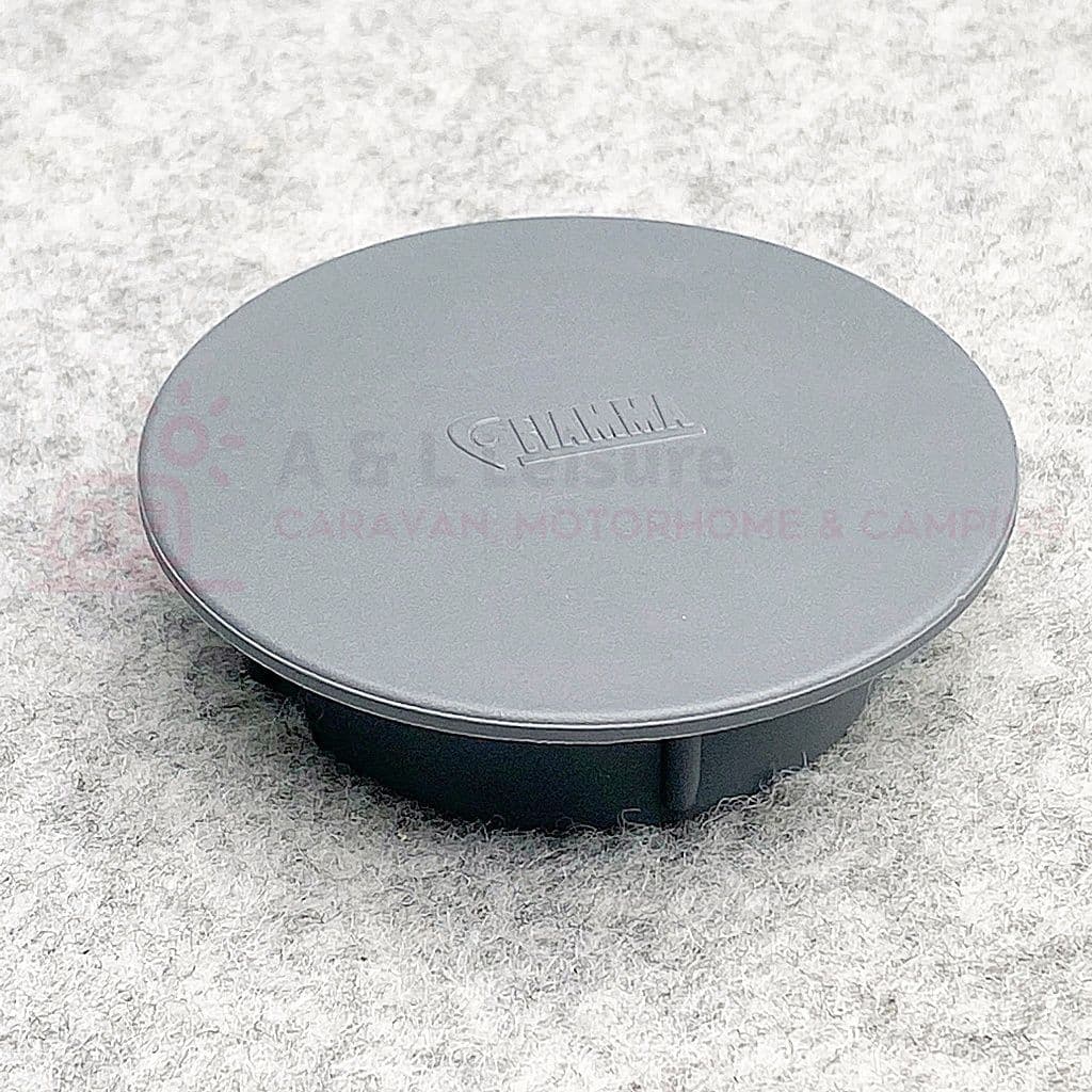 Fiamma Recessed Table Leg Base Cap Cover - Grey Replacement 02411-01B (Made In Italy)