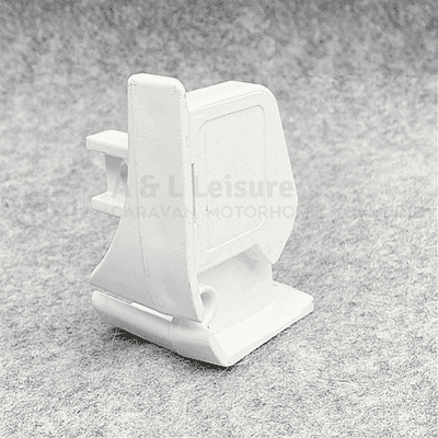 Fiamma F1 Right-Hand Lead Bar Pelmet Cap - White