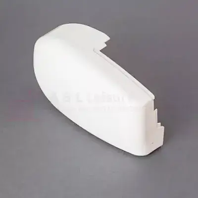 Fiamma F45 Ti L 450 - 550cm Left-Hand End Cap - Polar White