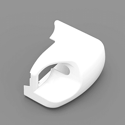 Fiamma F45i L 440 - 550cm Right-Hand End Cap - White