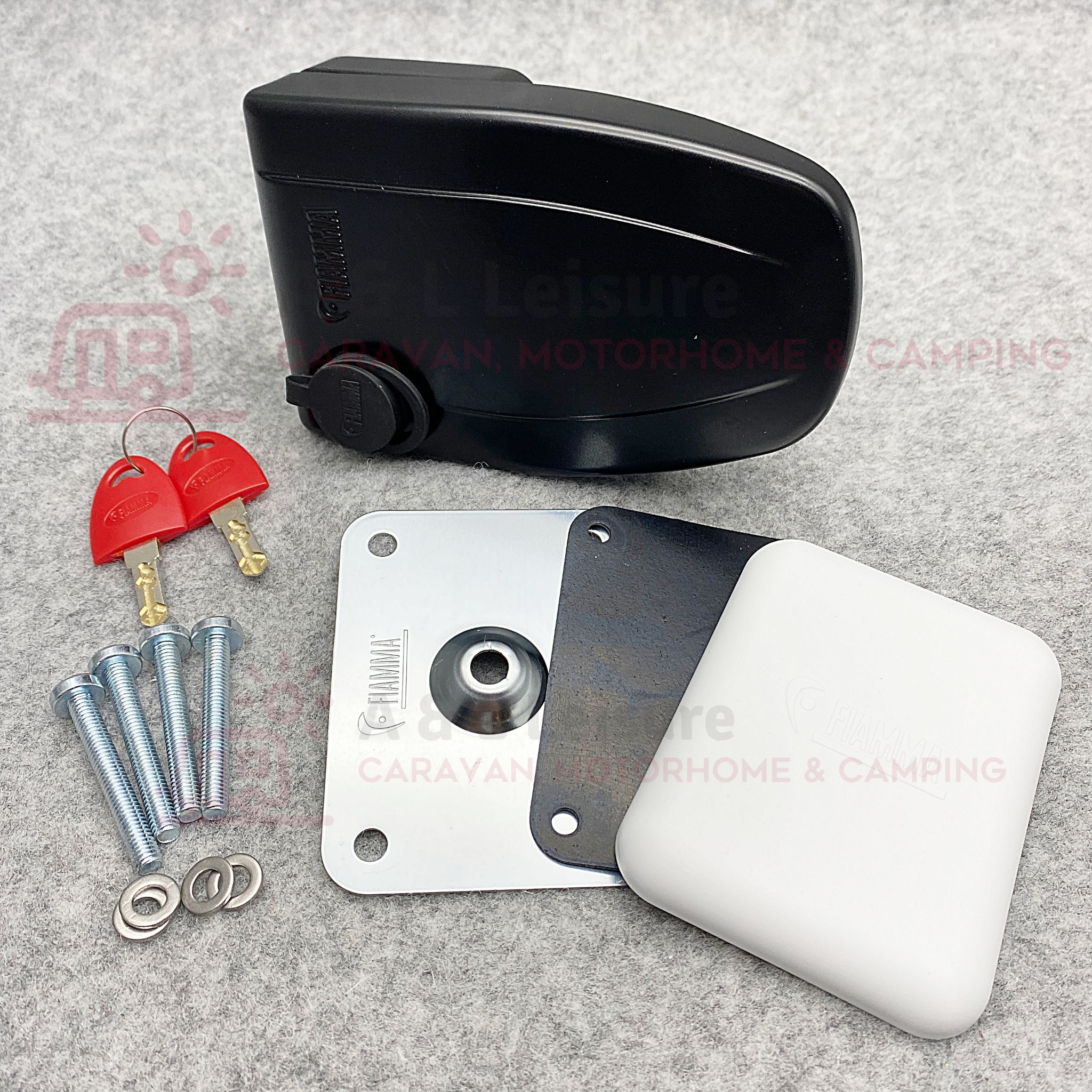 Fiamma Safe Door Security Lock - Black