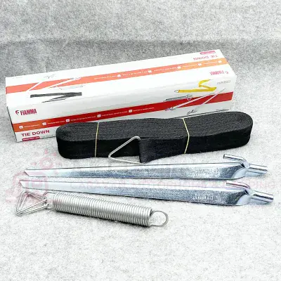 FIAMMA Standard Awning Tie Down Kit - BLACK
