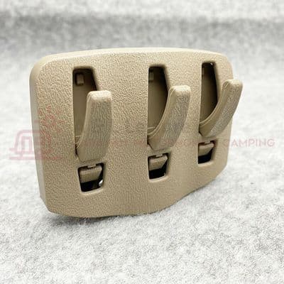 FROLI Motorhome Caravan Wall Hooks Triple Foldable Caravan Key Hooks - Brown