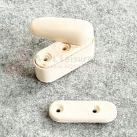 Grove DLS - IVORY Turnbuckle - Turn Button & Spacer