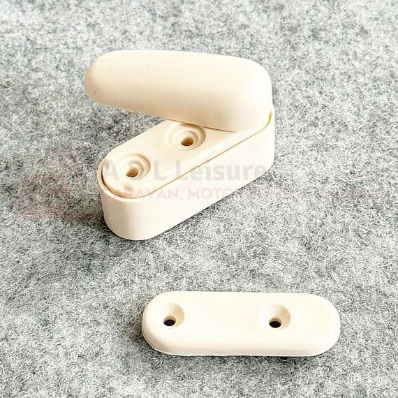 Grove DLS - IVORY Turnbuckle - Turn Button & Spacer