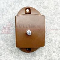 HAFELE Espagnolette Push Button Toilet Door Catch Lock - Rod Version