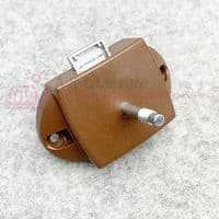 HAFELE Espagnolette Push Button Toilet Door Catch Lock - Rod Version
