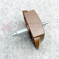 HAFELE Espagnolette Push Button Toilet Door Catch Lock - Rod Version