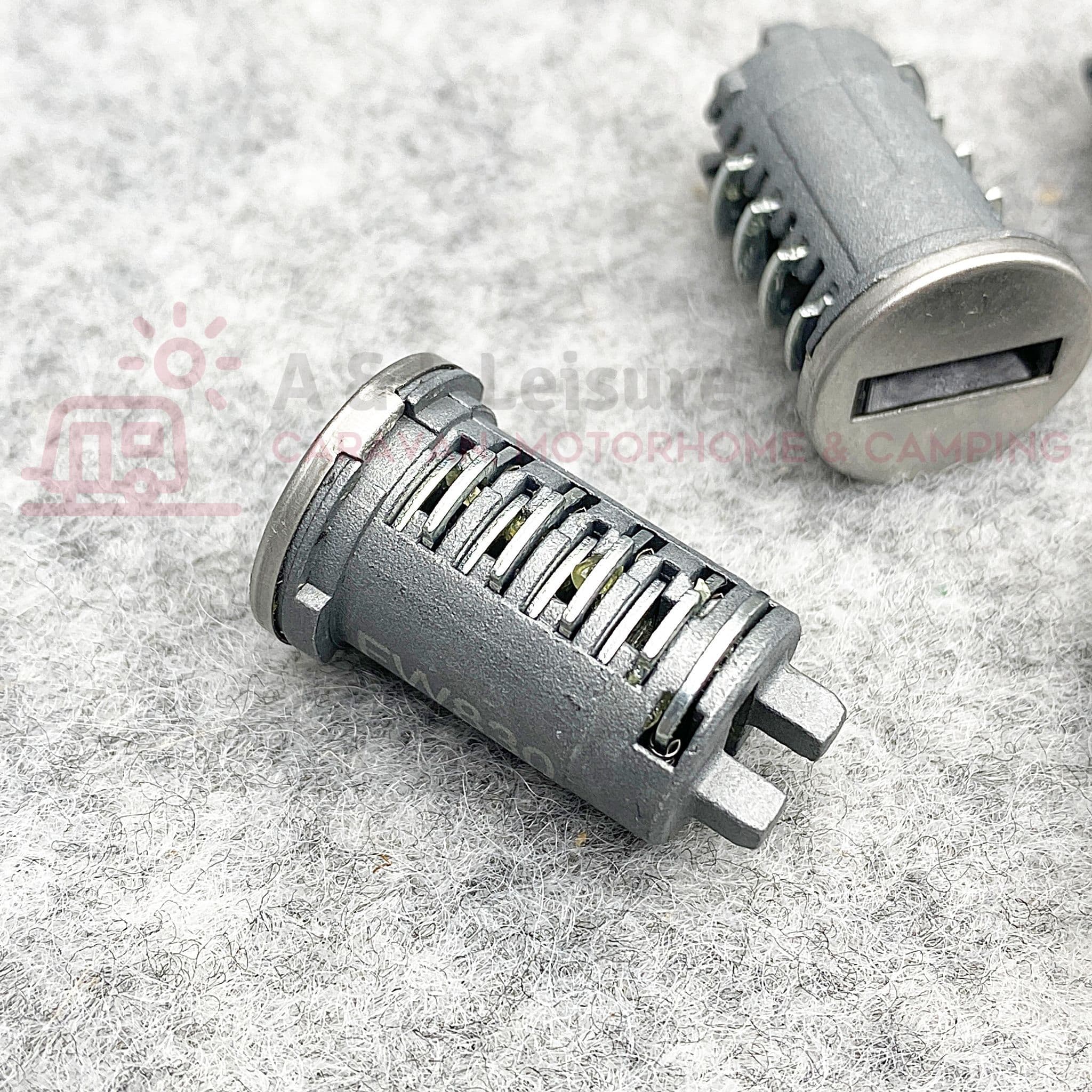 HARTAL FAWO Door Lock 8 x Barrel & Flip Key Set SWIFT Caravans SWI8CYLSET