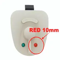 HARTAL Internal Lock Screw Cover Cap RED 10mm