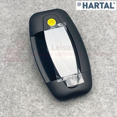 Hartal L/H Evoline Outer Door Lock Black Chrome Handle Swift  - 73.5711.9902
