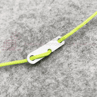 Hi-Viz Yellow Fluorescent Guy Line  Awning Tent 4 x 500cm & Straight Runners